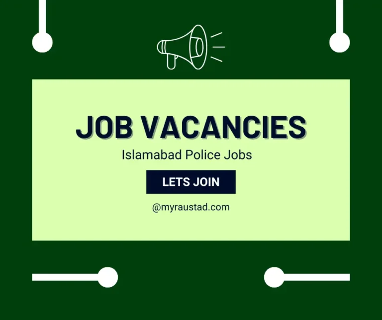 Islamabad Police Jobs
