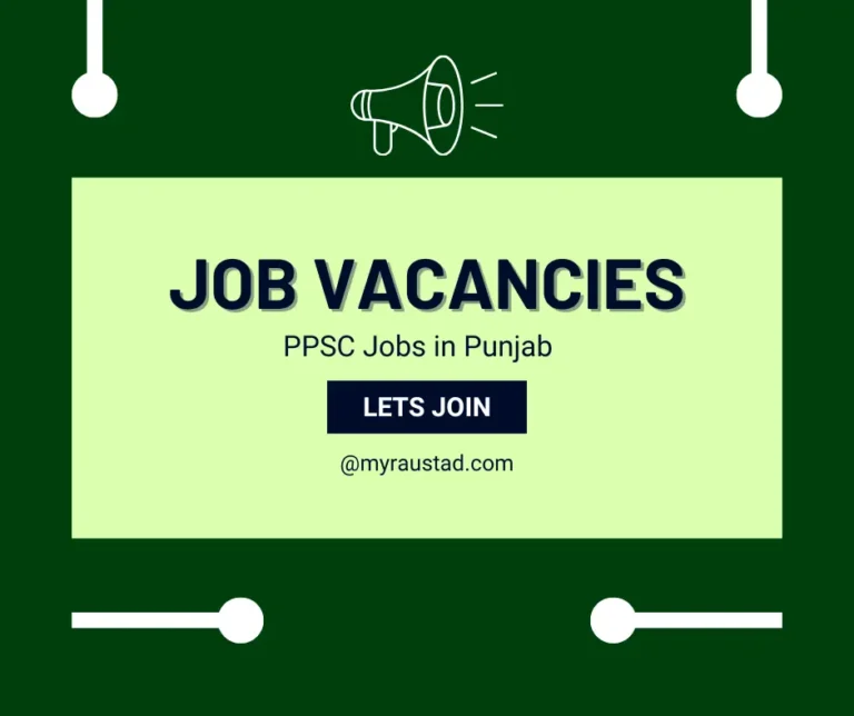 PPSC Jobs in Punjab